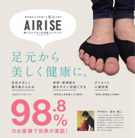 AIRISEエアライズ(黒・ベージュ)